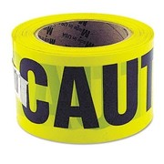Great Neck 3" X 1000' Caution Tape, Black Letters With High Viz Yellow Background 10379